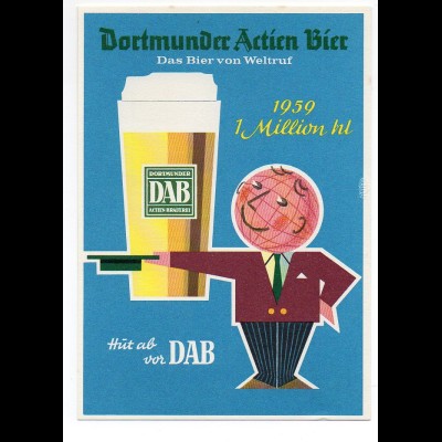 DP079/ DAB Dortmunder Actien Bier 1959 AK