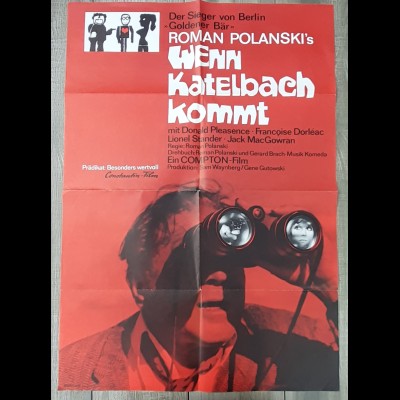 C4877/ Kinoplakat Wenn Katelbach kommt Roman Polanski Movie Poster 