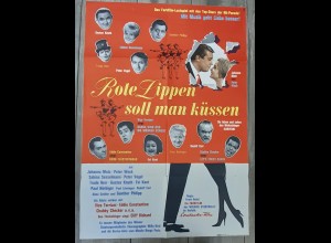 C4864/ Kinoplakat Rote Lippen soll man küssen G. Knuth, Trude Herr Movie Poster