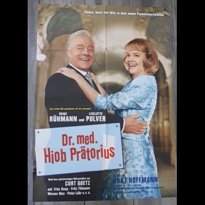 C4862/ Kinoplakat Dr. med Hiob Prätorius Heinz Rühmann L. Pulver Movie Poster