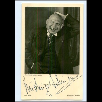 XX15366/ Ludwig Schmitz Original Autogramm Ross Foto AK ca.1940