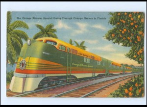 Y20651/ All-Pullman-Luxury Train in Florida Eisenbahn AK USA ca.1935