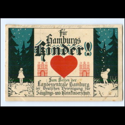 Y21077/ Für Hamburgs Kinder - Säuglings- und Kleinkinderschutz AK 1923