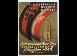 XX15642/ Frankfurt M. Sudetendeutscher Tag 1953 Baustein AK "Der Heiligenhof" 