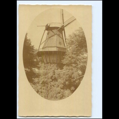 Y21868/ Windmühle Foto AK ca.1920 Ort ?