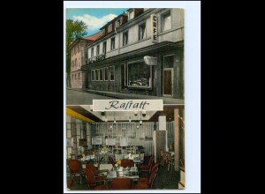 V2191-7550/ Rastatt Cafe am Schloß AK ca.1965