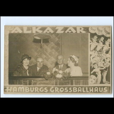 Y22436/ Hamburg Alkazar Ballhaus Tanzen Foto AK ca.1935