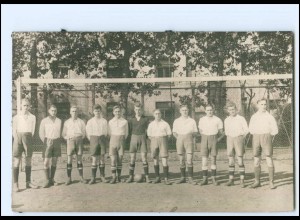 XX16177/ Rostock Fußballmannschaft Foto AK ca.1925