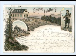 Y22571/ Gruß vom Feldberg 1897 Litho AK