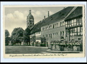 V2420-065/ Sangerhausen Markt mit Denkmal AK ca.1940