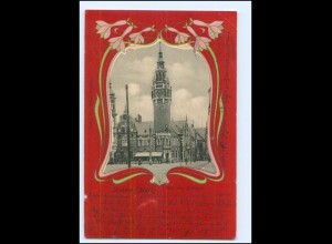 V2426-159/ Dahme (Mark) Post u. Rathaus AK 1903
