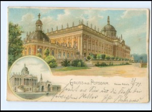 Y22512/ Potsdam Neues Palais 1901 Litho AK