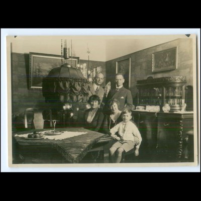 Y23150/ Familie im Wohnzimmer Original Foto 30er Jahre 