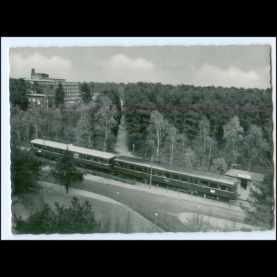Y23202/ Bad Bramstedt Haltestelle Eisenbahn AK 1960