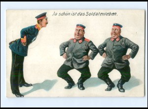 MM0068/ Soldatenleben Humor AK 1. Weltkrieg 1916