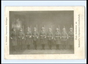 XX16748/ Scheuer`s Liliputaner in Uniform mit Gewehr ca. 1915 Variete