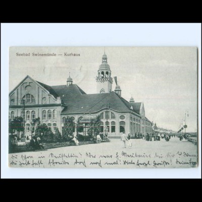 XX16750/ Swinemünde Kurhaus Pommern AK 1920