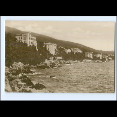 S3654/ Abbazia Kroatien Foto Trinks-Bildkarte AK-Format ca.1925