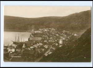 S3506/ Hammerfest Norwegen Foto Trinks-Bildkarte AK-Format ca.1925 