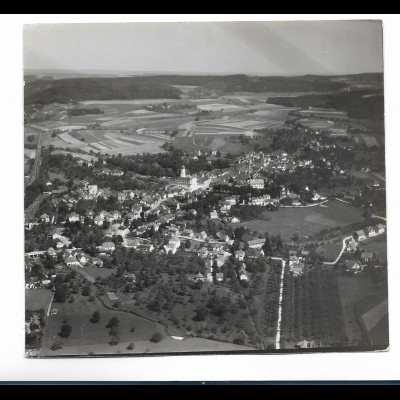 ZZ-5761/ Stockach Foto Luftbild 14 x 13 cm ca.1935