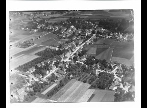 ZZ-5739/ Wain Kr. Biberach seltenes Foto Luftbild 18 x 13 cm ca.1935