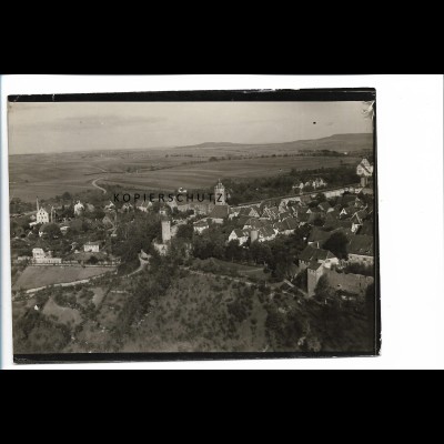 ZZ-5808/ Rothenburg o. T. Foto seltenes Luftbild 18 x 13 cm ca. 1935