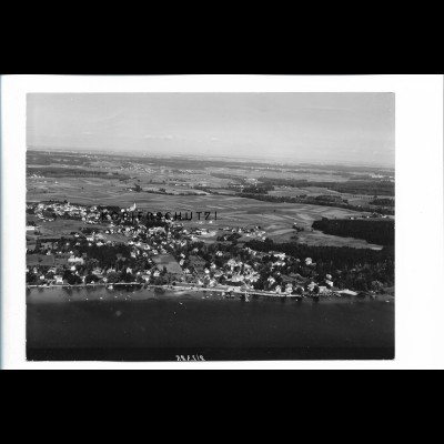 ZZ-5961/ Schondorf am Ammersee seltenes Foto Luftbild 18 x 13 cm 