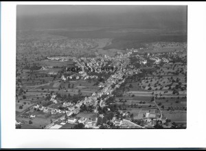 ZZ-5917/ Langensteinbach bei Karlsbad seltenes Foto Luftbild 18 x 13 cm 