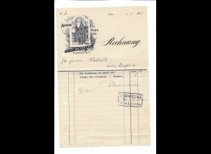 C4636/ Rechnung Apotheke Dr. Th. Meinecke Winsen Luhe 1915