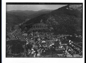 ZZ-5931/ Schriesheim a.d. Bergstr. seltenes Foto Luftbild 18 x 13 cm 