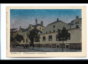 V2396-016/ Strehla a. E. Etablissement Lindenhof Lunakarte Nr. 14121 ca.1910