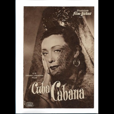 C2743/ IFB Nr.1792 Zarah Leander Cuba Cabana Filmprogramm 