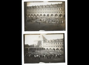 XX16335/ 2 x Foto Gotha Schloss Friedenstein ca.1910 18 x 13 cm 