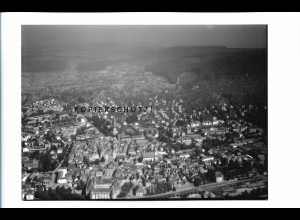 ZZ-6544/ Ettlingen seltenes Foto Luftbild 18 x 13 cm 50/60er 
