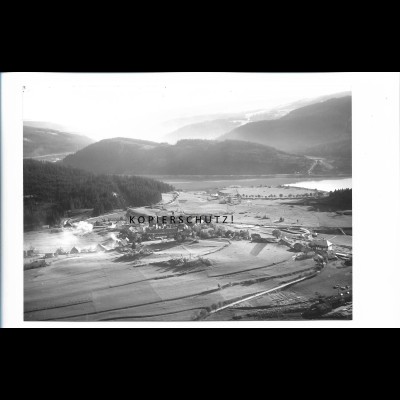ZZ-6571/ Schluchsee seltenes Foto Luftbild 18 x 13 cm 