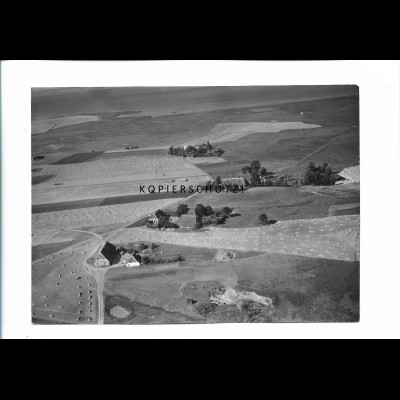 ZZ-6627/ Rambin Rügen Bauernhöfe seltenes Foto Luftbild 18 x 13 cm 