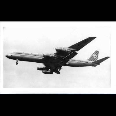 MM0804/ Flugzeug KLM Douglas DC-8 Foto 23,5 x 13,5 cm 70er Jahre