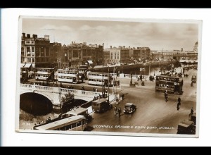 V3647/ b Dublin Tram Straßenbahn Foto AK Irland 1936