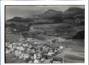 ZZ-6599/ Altstädten seltenes Foto Luftbild 18 x 13 cm ca.1935