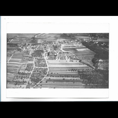 ZZ-6665/ Hochheim bei Worms seltenes Foto Luftbild 18 x 13 cm ca.1935