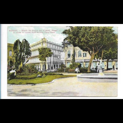 V3940/ Cuba Kuba Habana Hotel Plaza AK ca.1910 