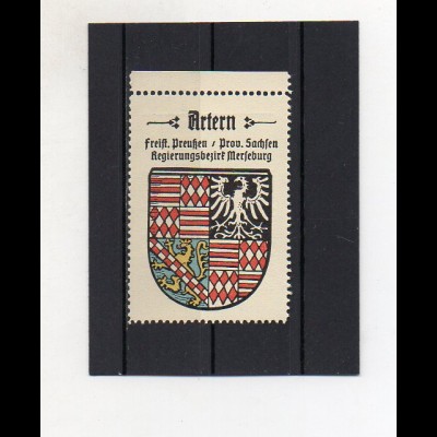 Y2118/ Reklamemarke Artern Prov. Sachsen Wappen ca.1930 Kaffee Hag
