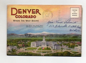 Y4206/ Denver Colorado Leporello Souvenir de Folder 1942 USA