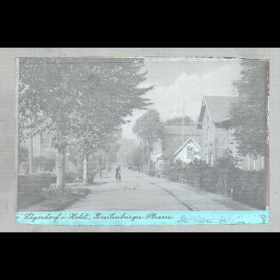 Neg0645/ Lägerdorf i. Holstein Breitenburger Straße Original-Negativ 1940/50
