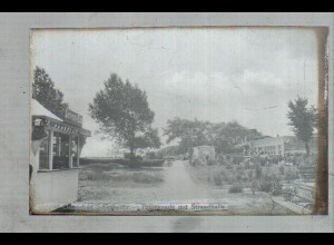 Neg0818/ Scharbeutz Promenade Strandhalle Original-Negativ 1940/50