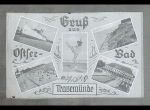 Neg1446/ Gruß aus Travemünde altes Negativ 1950/60 