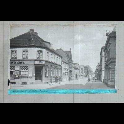 Neg2538/ Elmshorn Mühlenstraße altes Negativ 1940/50 
