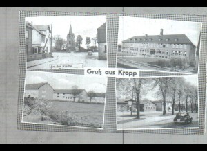 Neg2468/ Kropp Schule, Markt altes Negativ 1940/50 