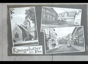 Neg2465/ Königslutter Marktstr, Gänsemarkt altes Negativ 1940/50 