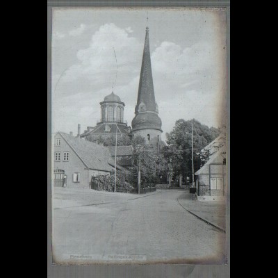 Neg4594/ Pinneberg Rellinger Kirche altes Negativ 50er Jahre